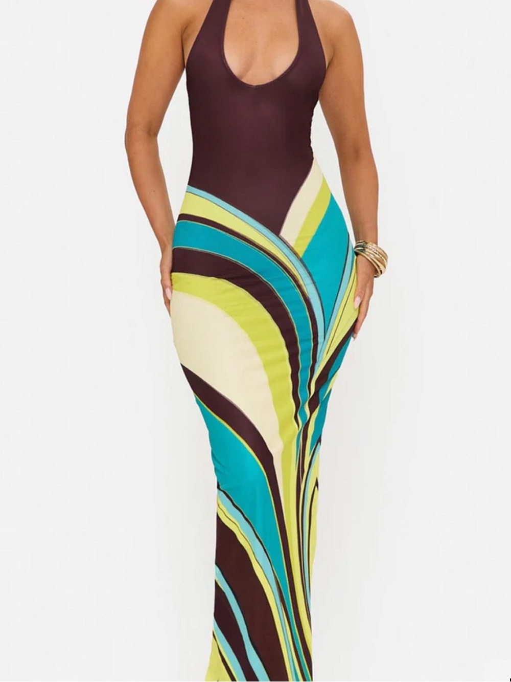 Halter neck dress
